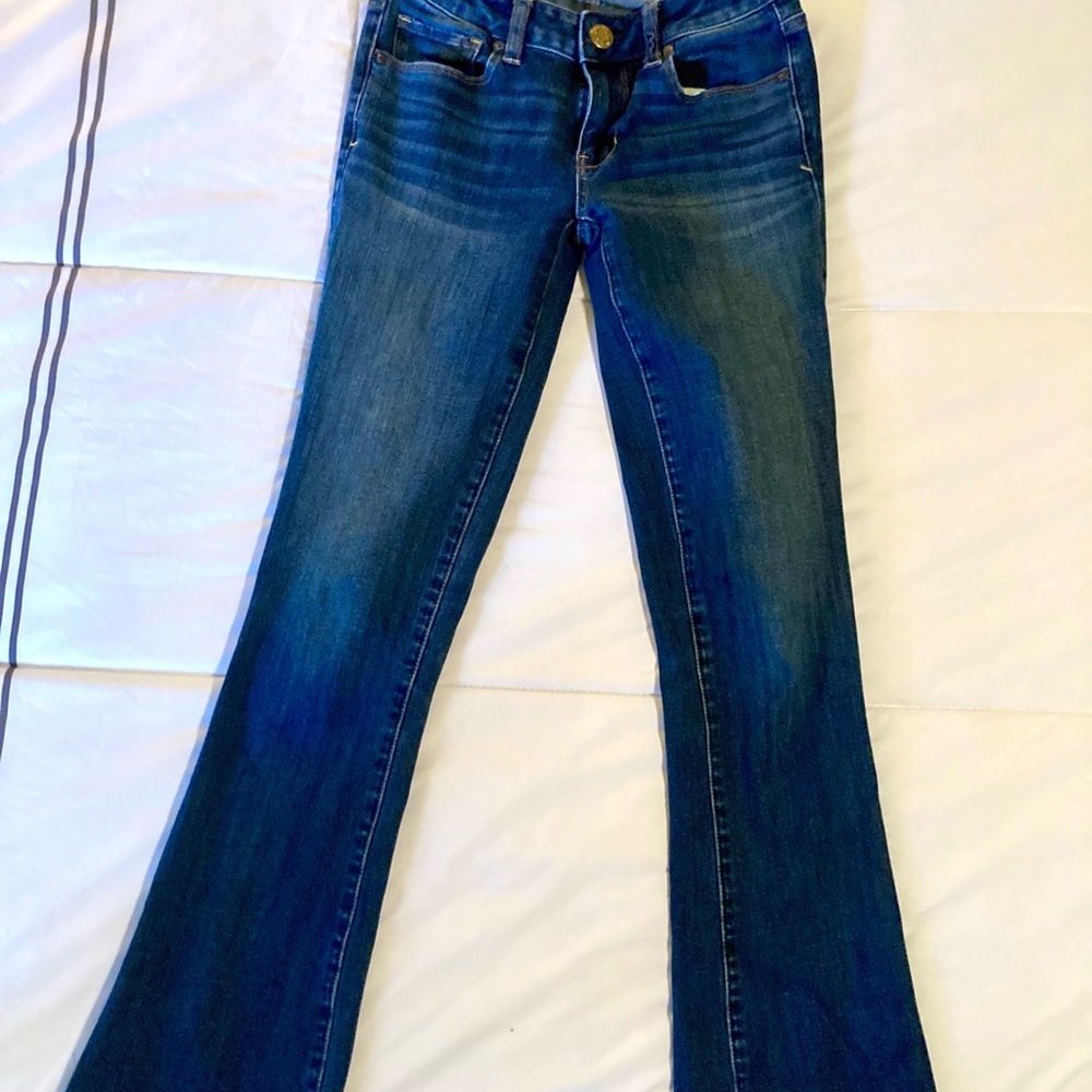 American Eagle Outfitters Dark Blue Boot Cut Jeans